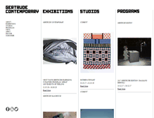 Tablet Screenshot of gertrude.org.au